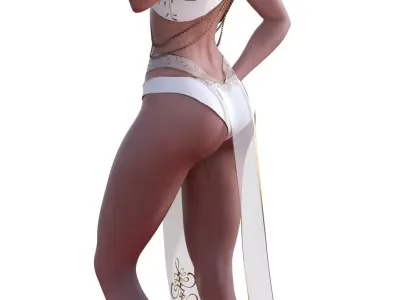 Triss Merigold Sorceress of the Desert  3D print model