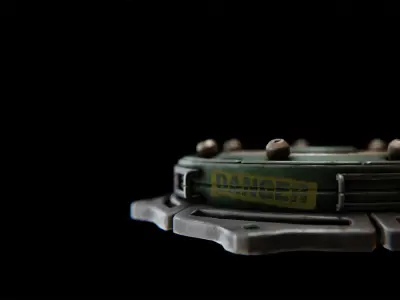 Electro Shock Landmine-2 Low-poly 3D model
