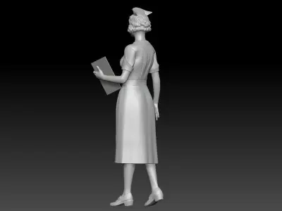 PIN UP NURSE 2 3D print model