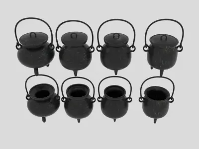  Cauldron Pack  3D model