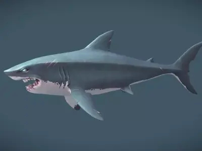 Shark model Free 3D model