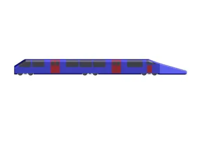 Fats train 3D model