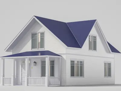 Family Houses Collection 01 3D model