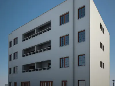 Apartment Building 13 3D model