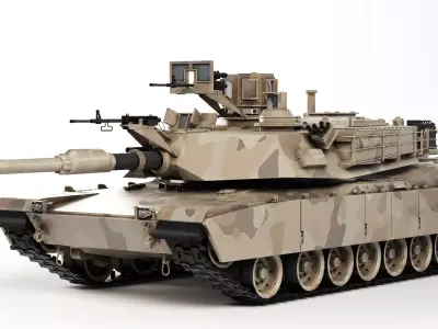 Tank Abrams M1A2 2016 3D model
