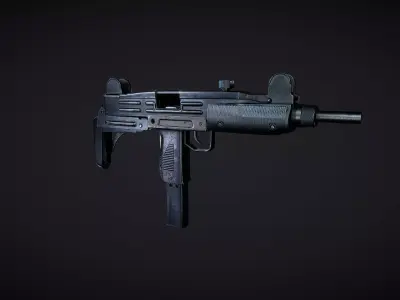 Uzi 01 Active 3D model