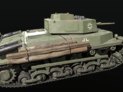 40M Turan  Low-poly 3D model
