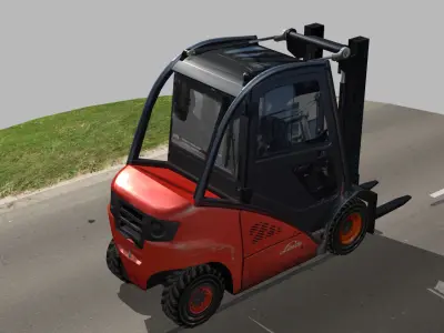 Linde Forklift Trucks H35D Low-poly 3D model