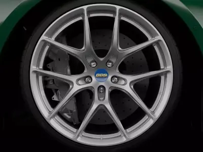 BBS MAG-R Wheel Low-poly 3D model