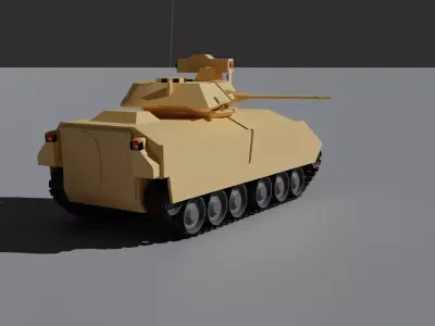 M2 Bradley Low-poly 3D model