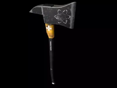 Axes Blade Free low-poly 3D model