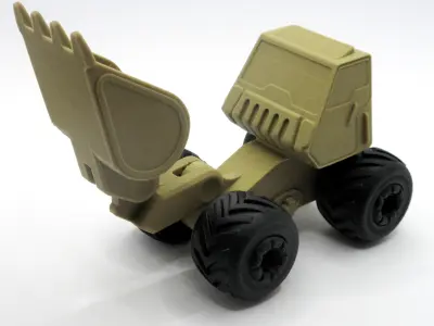 3D Printable Excavator - Supportless 3D print model