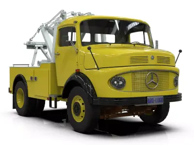 Mercedes-Benz LAK 710 4x4 Wrecker Truck  3D model