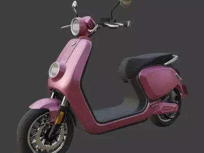 Electric Scooter 3D Model 3D model shop