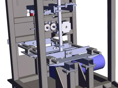 packaging machine 3D model