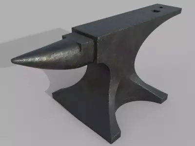 Anvil  Low-poly 3D model