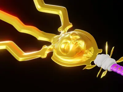 Konjiki Ashisogi Jizo 3D model