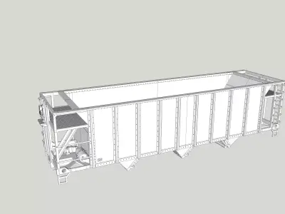 U15 and H7A Hopper HO and N ACL-SAL-SCL-CSX 3D print model
