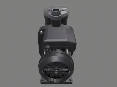 Pool pump Low-poly 3D model