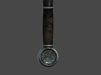 Two Hand Sword1 Low-poly 3D model