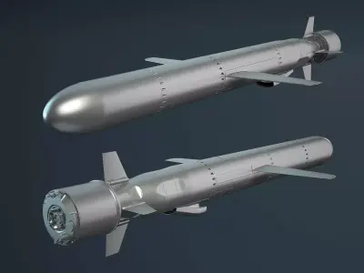 BGM-109G Gryphon High-Poly 3D model