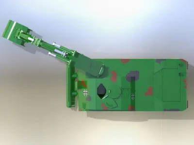 NGP Pionierpanzer Free 3D print model