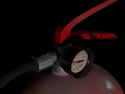 Fire Extinguisher 3D model 5
