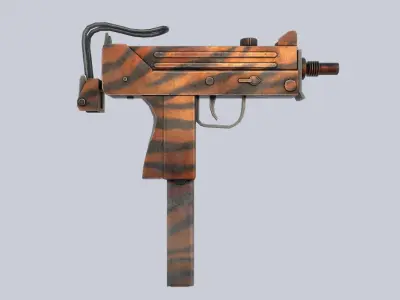 MAC10 Tiger Low-poly 3D model