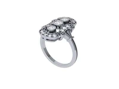 Wedding Ring  3D print model 462