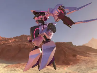 Sci-Fi Character 3D model
