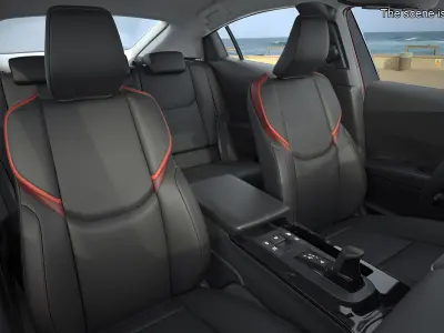  2025 Toyota Prius Red 