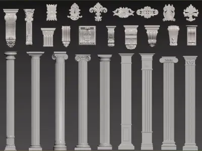RomanColumn 3D model