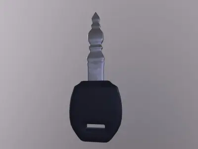Vehicle Key Low-poly 3D model