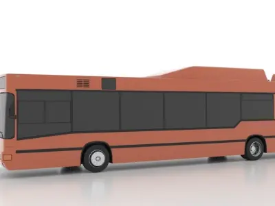 MAN A18 NG232 CNG Low Low-poly 3D model