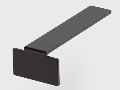 Metal shelf model Low-poly 3D model