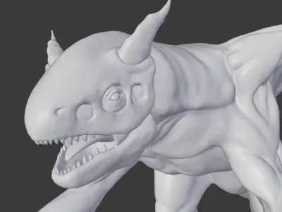 HighPoly Insect Dragon 3D model
