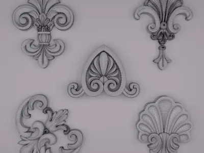 Trim Ornament 13 3D model