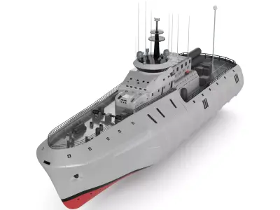 Mine Vessel 3D model PBR