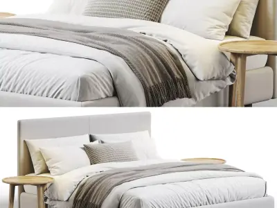 Flexform Oltre Bed 3D model purchase