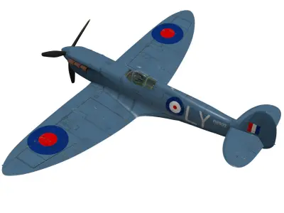 Supermarine Spitfire Mk-Ic PR 3D model