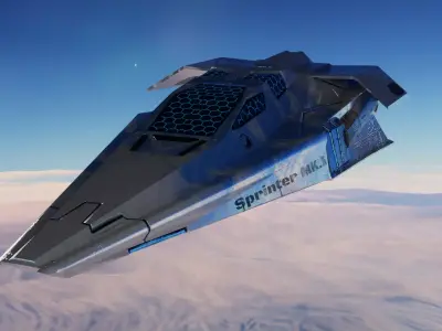 Sprinter Mk3 Low-poly 3D model