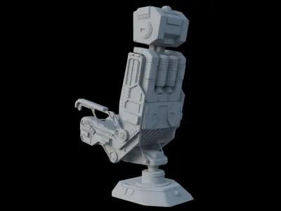 Pilots Seat 2 3D model