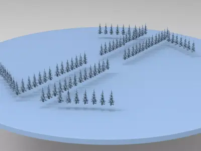 Sci fi Winter research faciality part 1 3D model