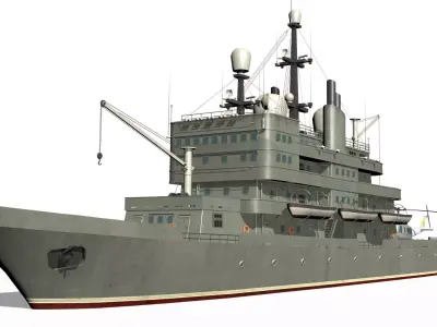 Old Ship Low-poly 3D model from CGTrader