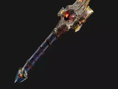 Sword case Free low-poly 3D model