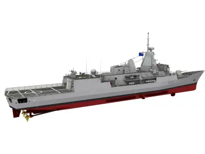 HMNZS TE MANA NEW ZEALAND MEKO CLASS FRIGATE 3D model