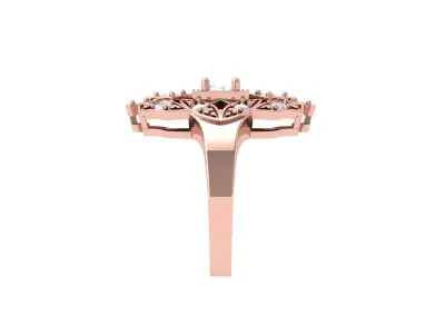 Wedding Ring  3D print model 266