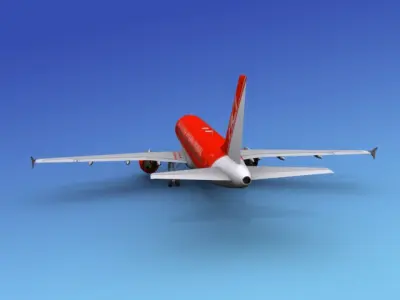 Airbus A320 Air Charter Intl 2 3D model