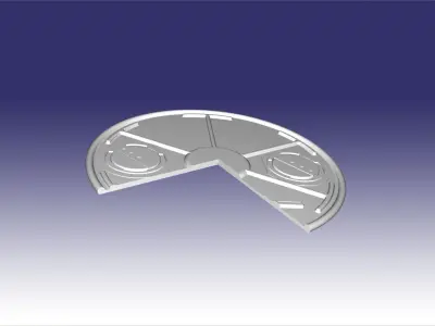 TM-62 model of the Soviet anti-tank mine in section 3D print model