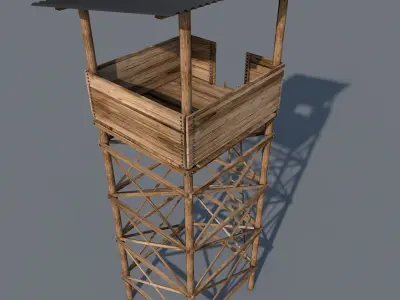 Watch Tower 3D model get